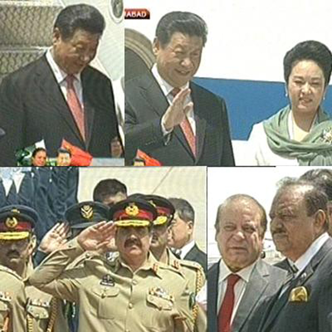 Chinese President Xi Jinping accorded warm welcome in Islamabad 