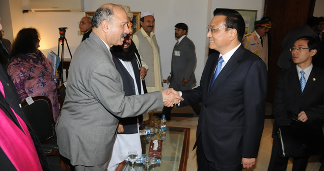 Pakistan-China Institute Chairman meets Chinese Premier Li Keqiang