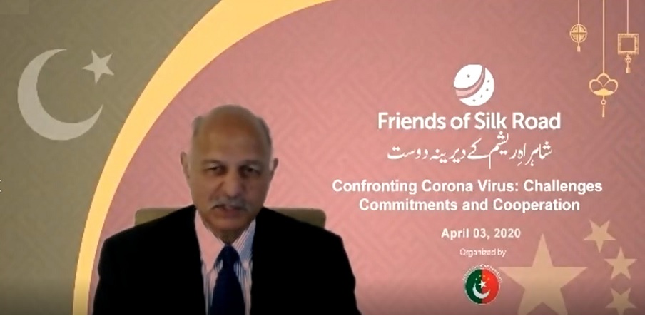 Friends of Silk Road Webinar on Coronavirus, Pak China Relations and Impact on Global Order, Eight Political Parties Urged a Coordinated National and Global Response to Combat Humanities Gravest Challenge